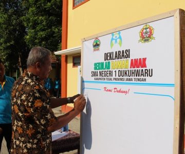 Deklarasi Sekolah Ramah Anak Di SMAN 1 DUKUHWARU
