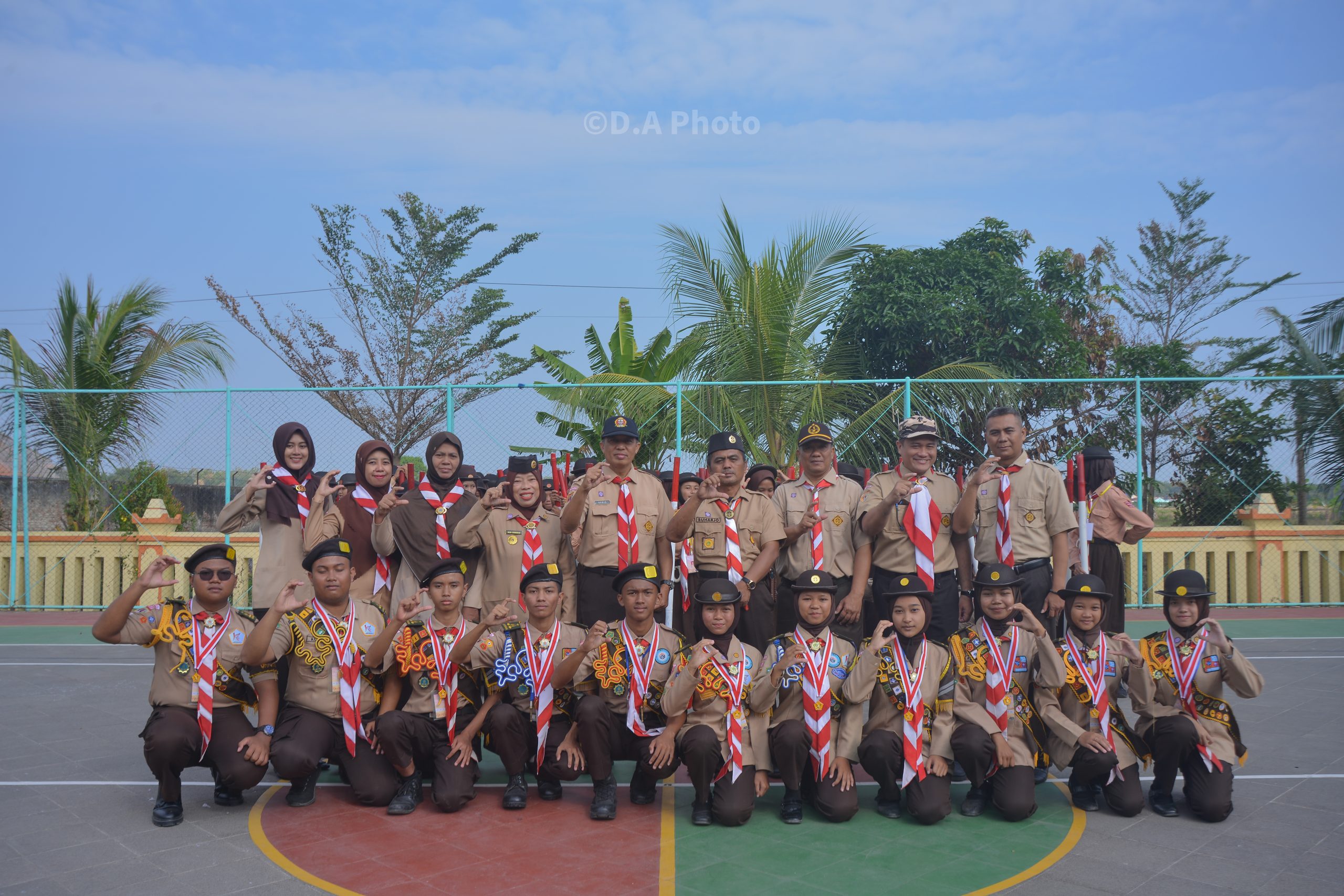 Pramuka SMA Negeri 1 Dukuhwaru, Menjadi Pelopor Pramuka Garuda